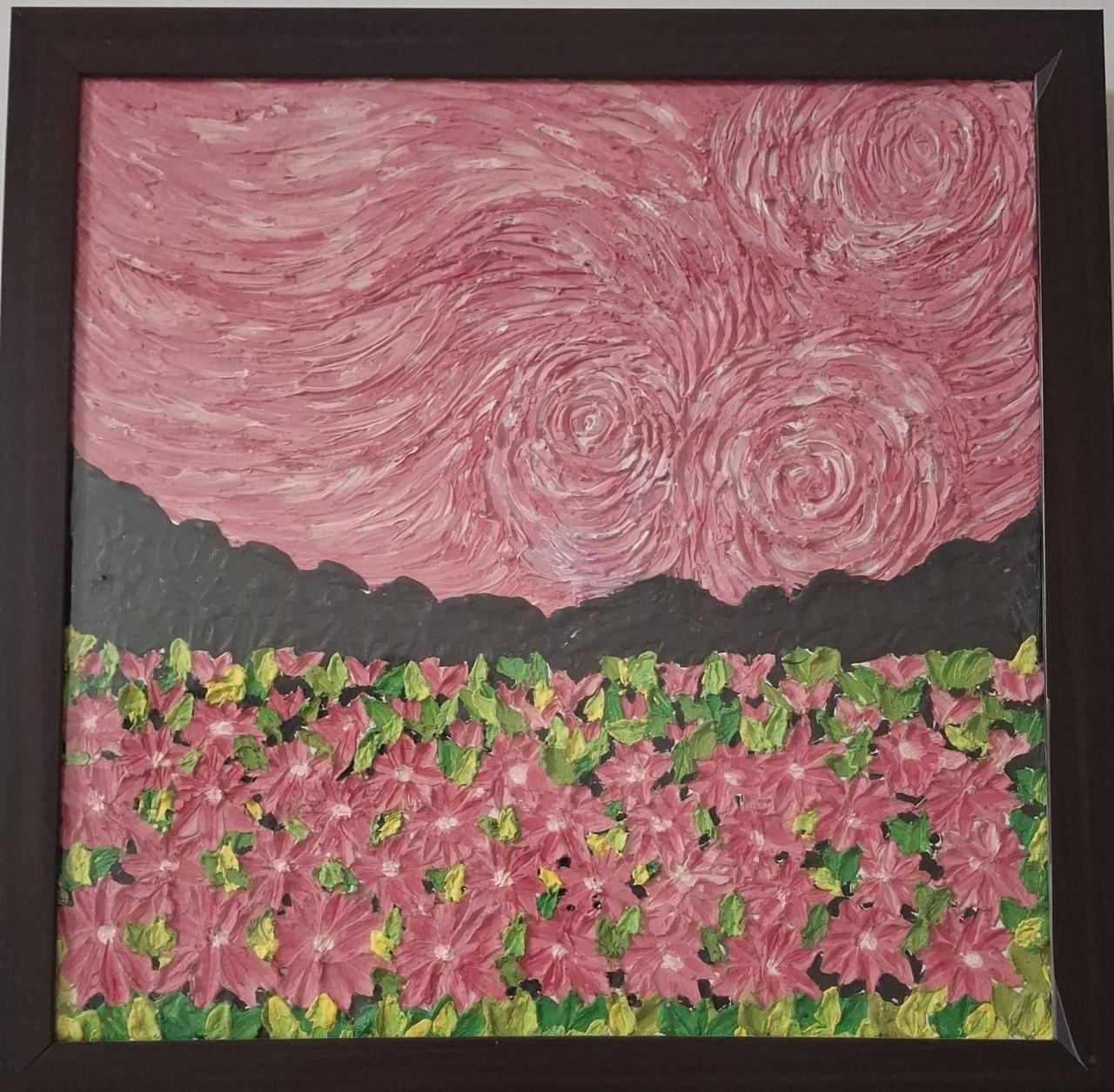 Texture painting by Yogita Bansal(10-D).